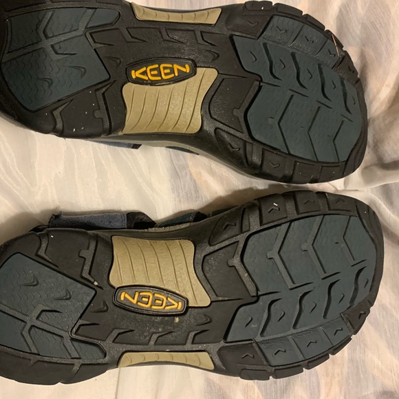 KEEN Navy and Black Adjustable Water Sandals in Men's 12 - Picture 5 of 5